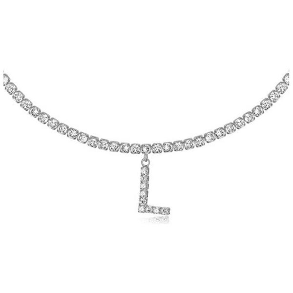 Europe And America Creative Decorative Diamond Letters Necklace Fashion Jewelry - Image 7