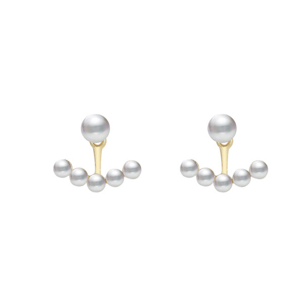 Vintage Pearl Creative Simple Pearl Long Earrings - Image 8