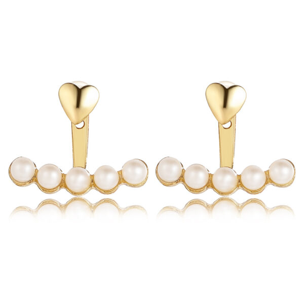 Vintage Pearl Creative Simple Pearl Long Earrings - Image 4