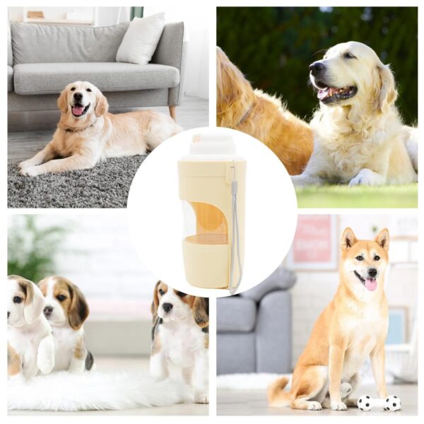 2 In 1 Travel Dog Water Bottle Pet Water Dispenser Feeder Drinking Feeder Dog Outing Water Feeder Pets Outdoor Portable Cup Pet Products - Image 10