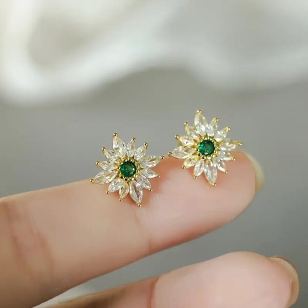 Flower Earrings Women's Elegant Fashion