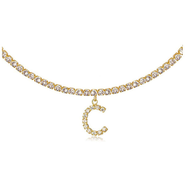 Europe And America Creative Decorative Diamond Letters Necklace Fashion Jewelry - Image 9